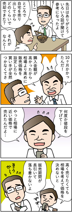 50代の売却。～自己所有する一戸建てを売却し、都心マンションへ住み替え～第三話「高額物件で特に気をつけたい、売り出し価格の決め方編」 