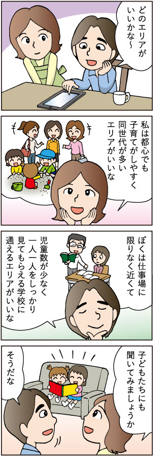 都心への住み替えを考える～Iさん家族の場合～(第四話「都心の地域性編」)