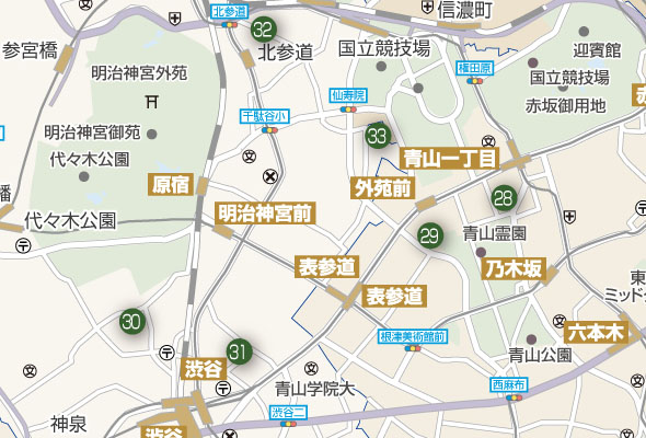 青山・渋谷Map