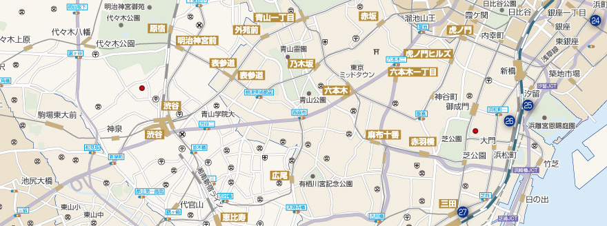銀座・汐留・浜松町Map