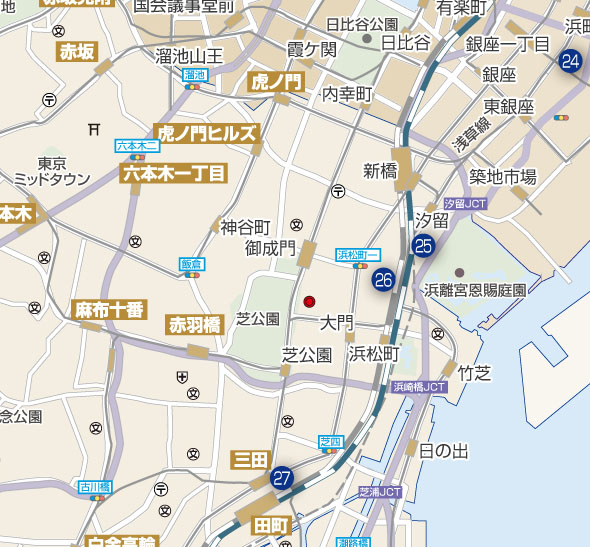 銀座・汐留・浜松町Map