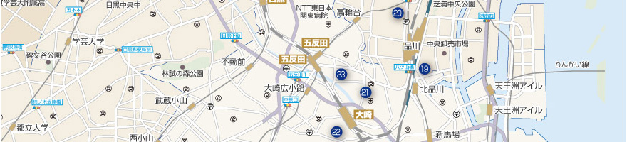品川・大崎Map