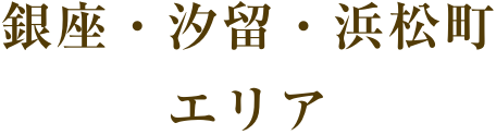 銀座・汐留・浜松町エリア