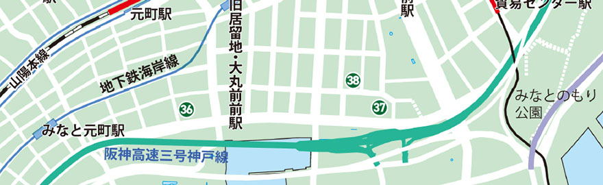 神戸旧居留地Map