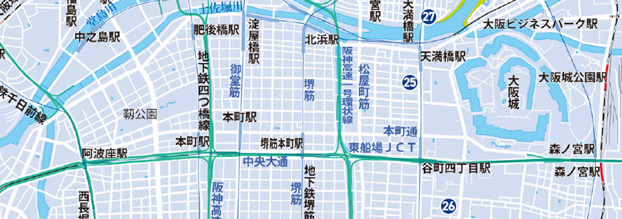 大阪城公園Map
