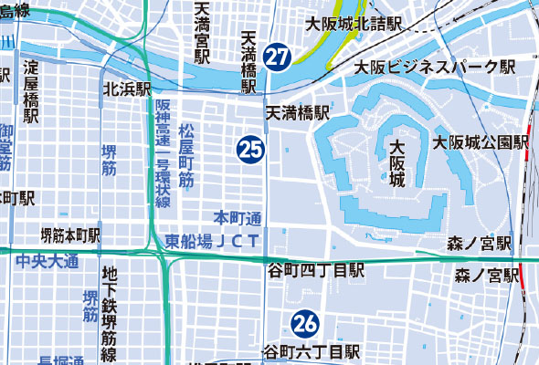 大阪城公園Map