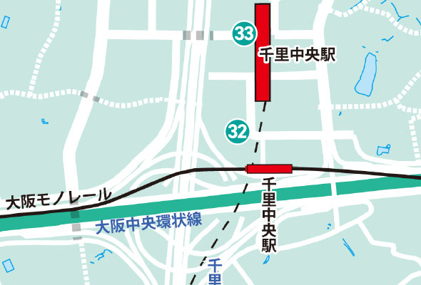 千里中央Map
