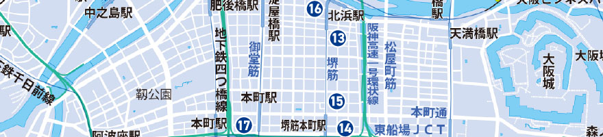 淀屋橋・本町Map
