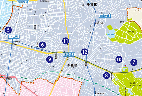 千種区Map