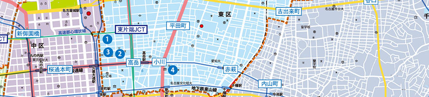 東区Map