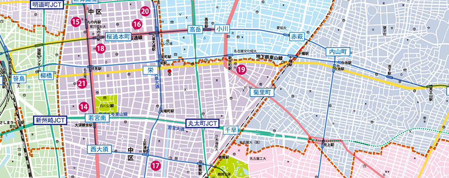 中区Map
