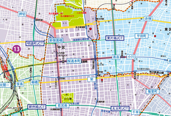 西区Map