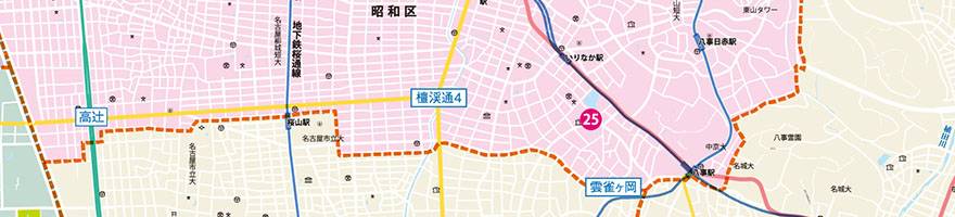 昭和区谷Map