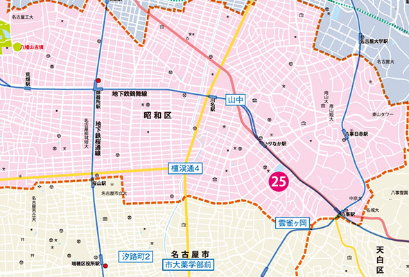 昭和区Map