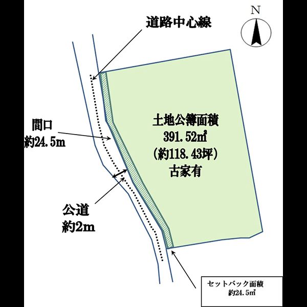 岡山県岡山市中区 土田間取り図