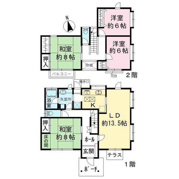 宮城県仙台市泉区 桂２丁目間取り図