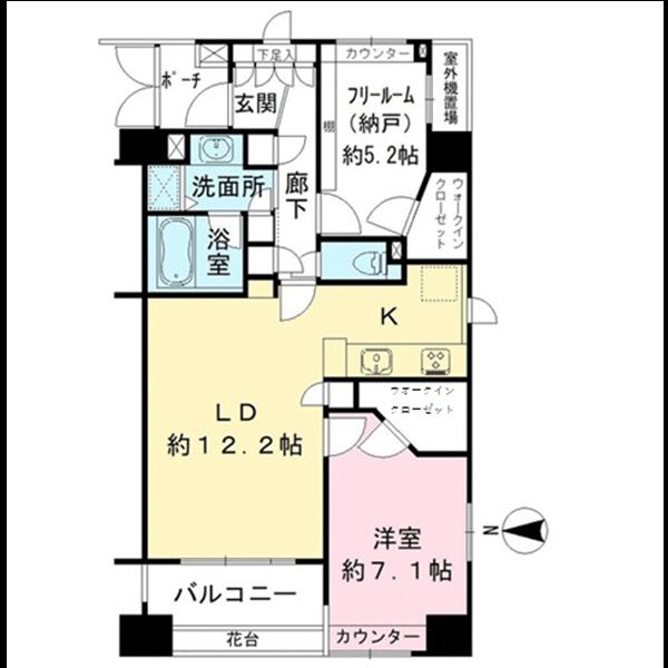 ピアレージュ三鷹間取り図