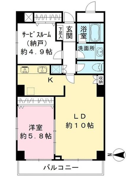 ヴィラージュ武蔵野間取り図