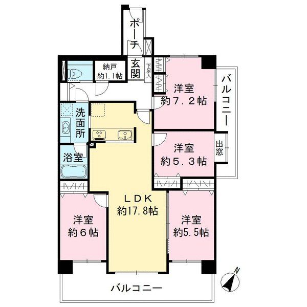 ソフィア所沢間取り図