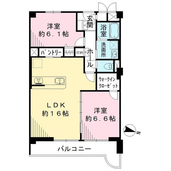 日商岩井夙川マンション + 間取り