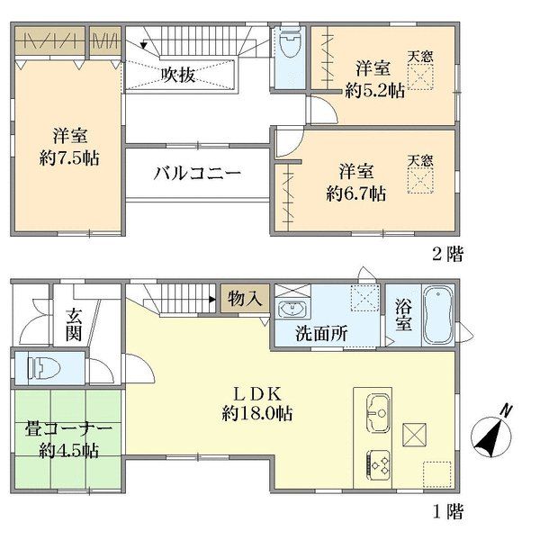福岡県福岡市早良区 飯倉２丁目間取り図