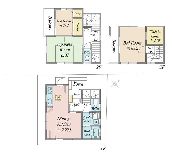 埼玉県志木市 幸町４丁目間取り図