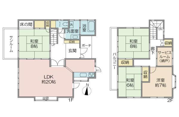 千葉県船橋市 駿河台２丁目間取り図