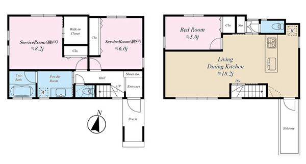 東京都世田谷区 松原４丁目間取り図