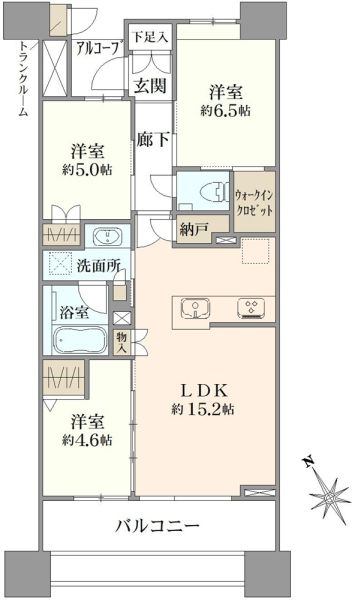 プラウドシティ日吉 レジデンスI間取り図