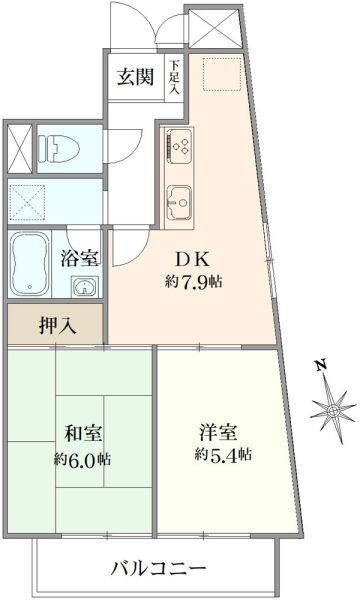 サマリヤマンション石神井公園間取り図