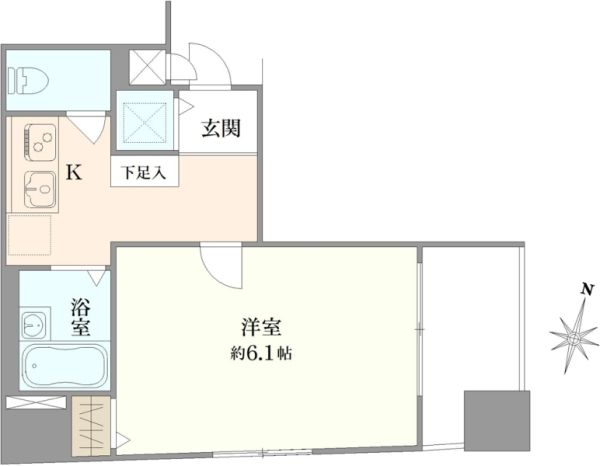 シンシアフォーディー幡ヶ谷間取り図