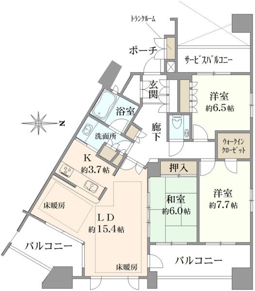 セルシオヒルズすずかけ台間取り図