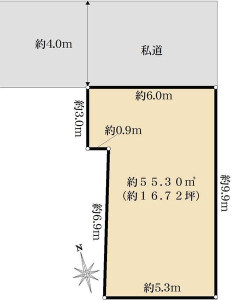 東京都葛飾区 柴又２丁目間取り図