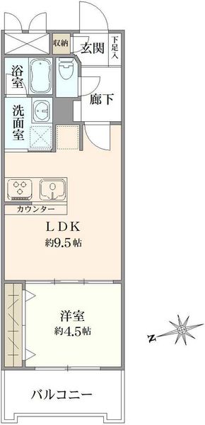 グランドパレス田町間取り図