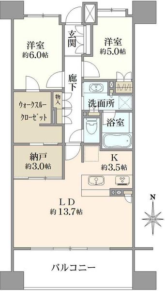 パークハウス両国サウスコート間取り図