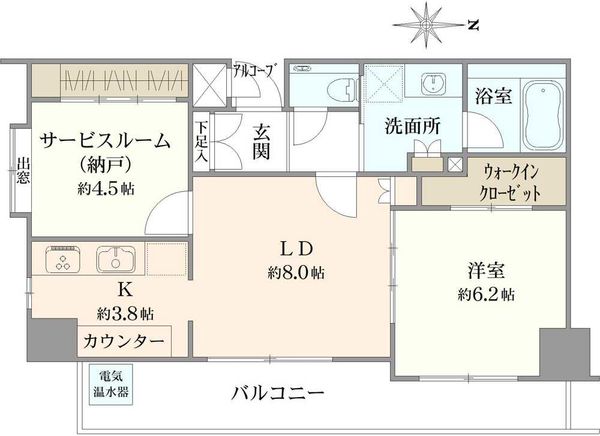 スタジオデン押上間取り図