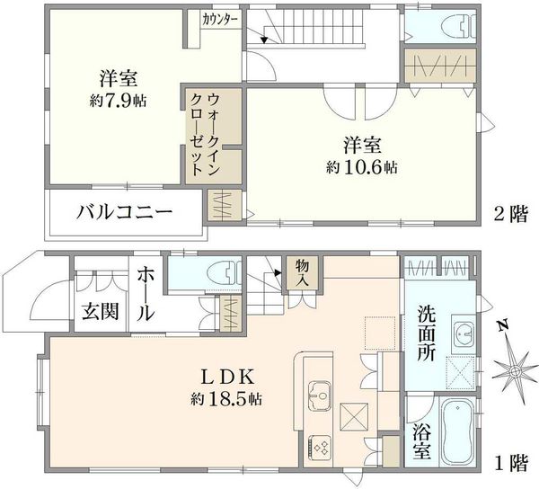 千葉県船橋市 薬園台町１丁目間取り図