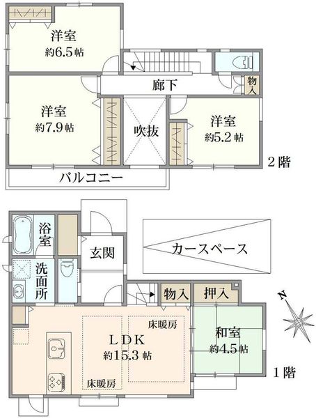 千葉県市川市 東菅野３丁目間取り図