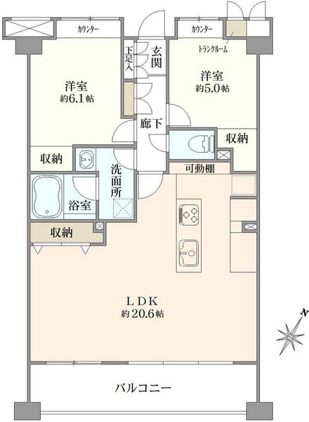 パークサイドヒルズ南浦和間取り図
