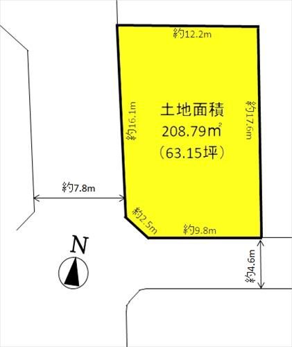 大阪府高槻市 松が丘２丁目間取り図