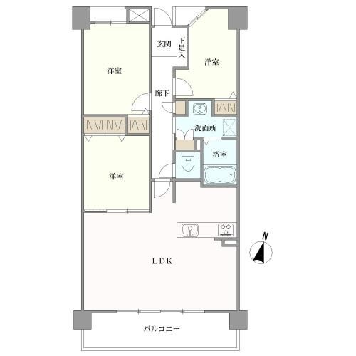 藤和シティホームズ桜山間取り図