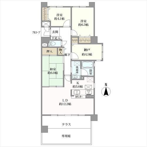 パレッシオ武庫之荘間取り図