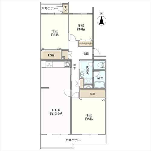 東大路高野第３住宅間取り図