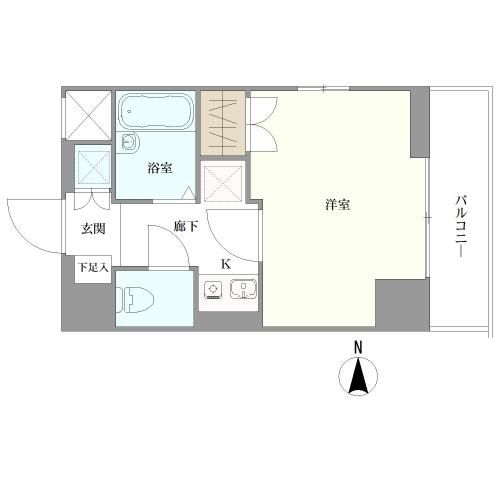 エクセリア茗荷谷間取り図