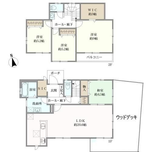 神奈川県横浜市保土ケ谷区 上菅田町間取り図