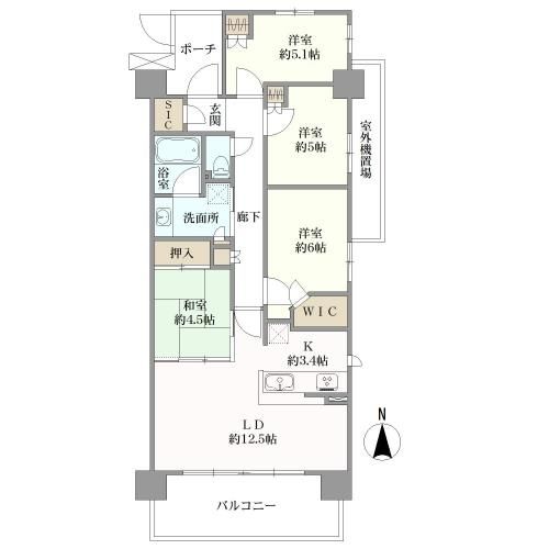 ヴィークスクエア船橋高根台間取り図