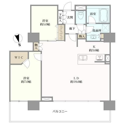 メガシティタワーズ間取り図