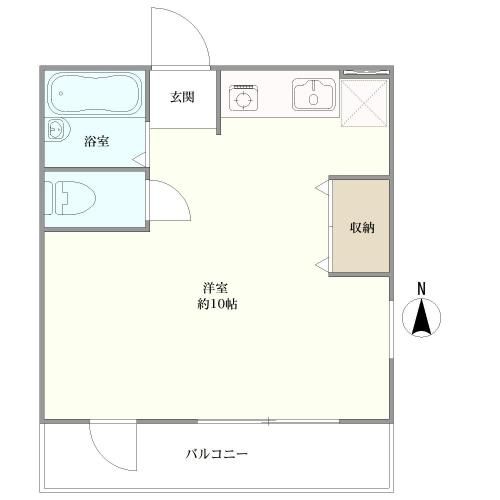 ローザ西荻窪間取り図