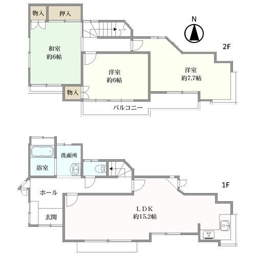 東京都八王子市 館町間取り図