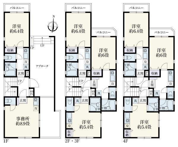 メゾンカタヤマ間取り図